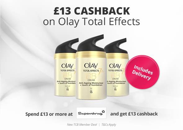 13 Cashback On Olay Total Effects