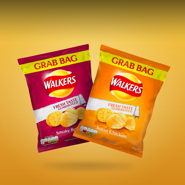 Enjoy A Free Grab Bag Of Walkers Crisps In-store