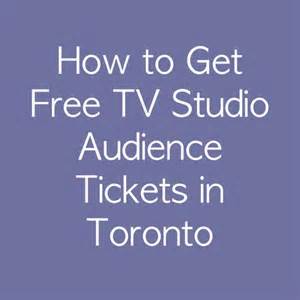 Free TV And Radio Audience Tickets